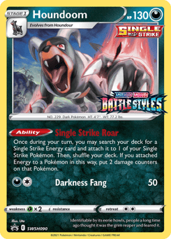 Houndoom – Promo – SWSH Black Star Promos