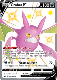 Crobat V – Promo – SWSH Black Star Promos