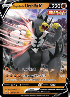 Single Strike Urshifu V – Promo – SWSH Black Star Promos
