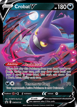 Crobat V – Promo – SWSH Black Star Promos