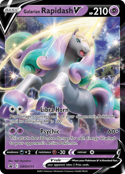 Galarian Rapidash V – Promo – SWSH Black Star Promos