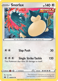 Snorlax – Promo – SWSH Black Star Promos