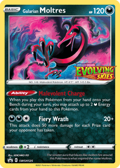 Galarian Moltres – Promo – SWSH Black Star Promos