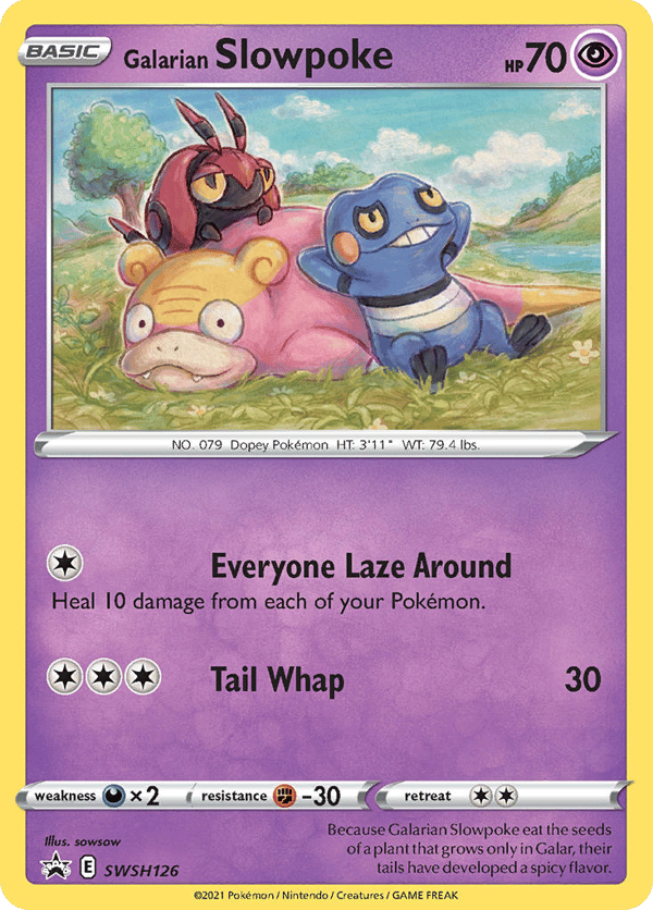Galarian Slowpoke – Promo – SWSH Black Star Promos