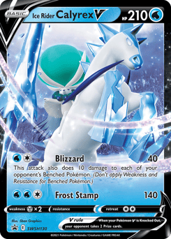 Ice Rider Calyrex V – Promo – SWSH Black Star Promos
