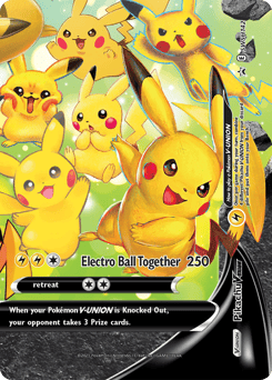 Pikachu V-UNION – Promo – SWSH Black Star Promos