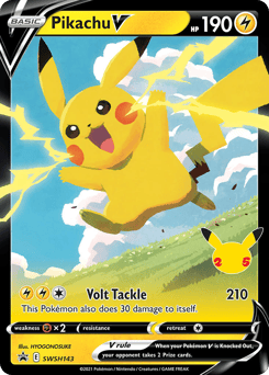 Pikachu V – Promo – SWSH Black Star Promos