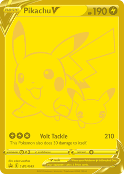 Pikachu V – Promo – SWSH Black Star Promos