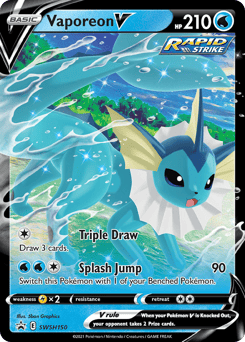 Vaporeon V – Promo – SWSH Black Star Promos