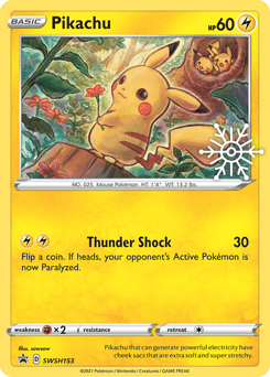 Pikachu – Promo – SWSH Black Star Promos