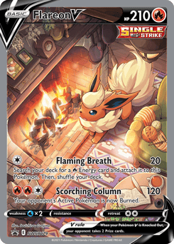 Flareon V – Promo – SWSH Black Star Promos