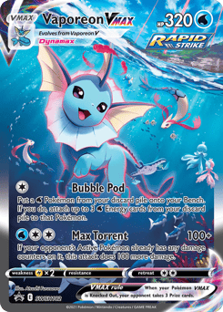 Vaporeon VMAX – Promo – SWSH Black Star Promos