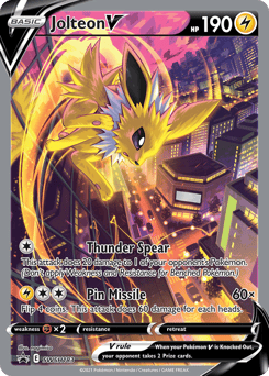 Jolteon V – Promo – SWSH Black Star Promos