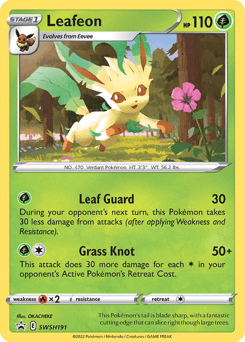 Leafeon – Promo – SWSH Black Star Promos