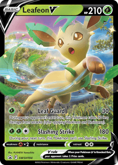 Leafeon V – Promo – SWSH Black Star Promos