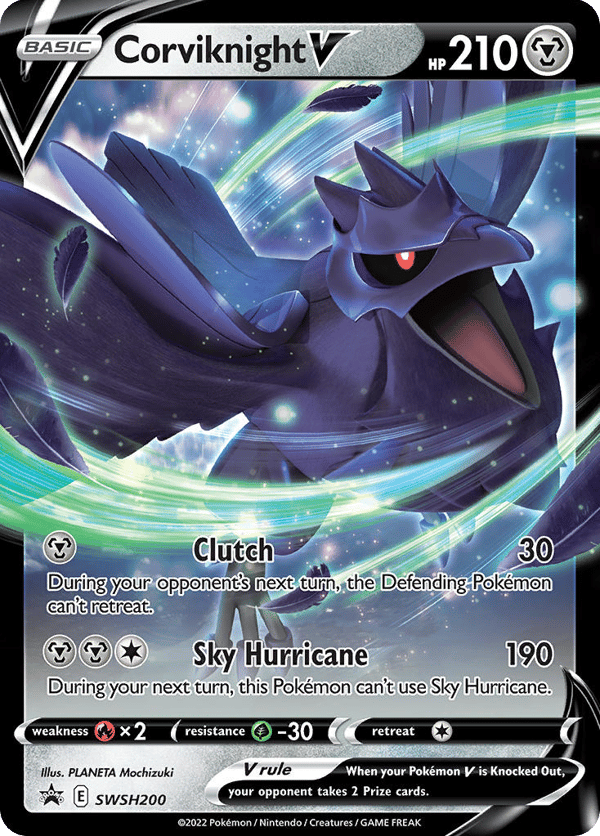Corviknight V – SWSH Black Star Promos
