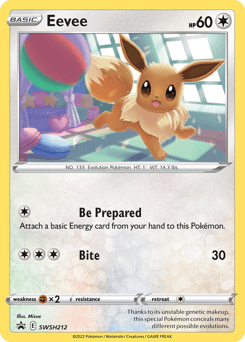 Eevee – Promo – SWSH Black Star Promos