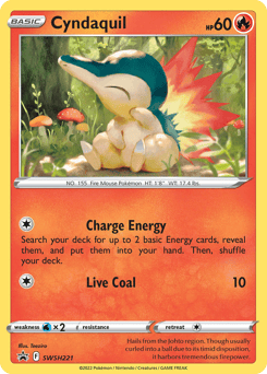 Cyndaquil – Promo – SWSH Black Star Promos