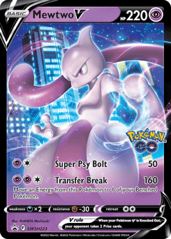 Mewtwo V – Promo – SWSH Black Star Promos