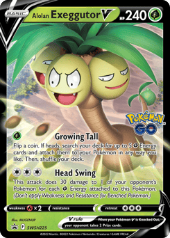 Alolan Exeggutor V – Promo – SWSH Black Star Promos
