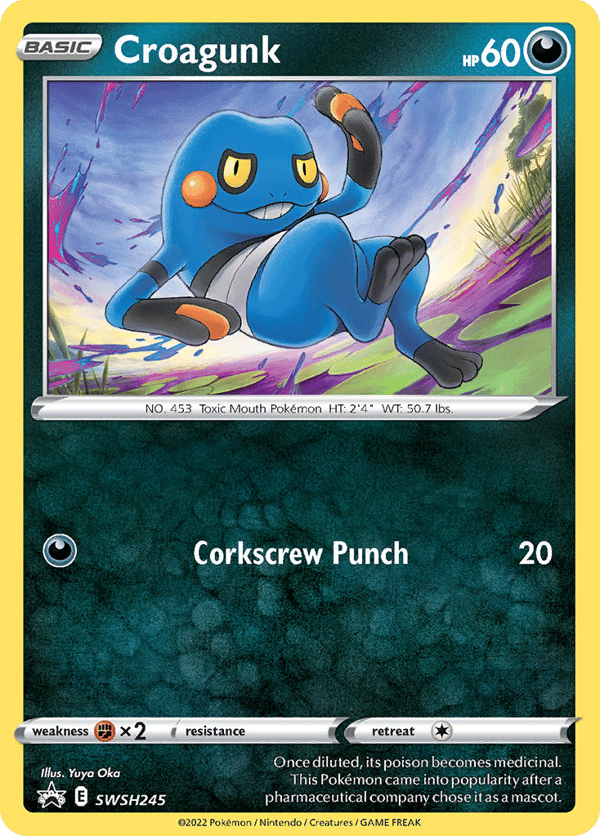 Croagunk – SWSH Black Star Promos