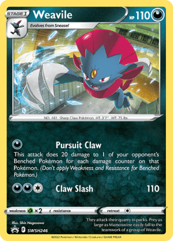 Weavile – Promo – SWSH Black Star Promos