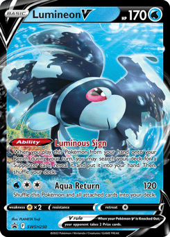 Lumineon V – Promo – SWSH Black Star Promos