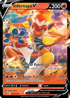 Infernape V – Promo – SWSH Black Star Promos