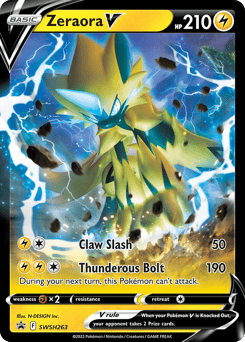 Zeraora V – Promo – SWSH Black Star Promos