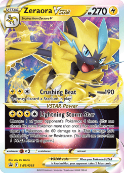 Zeraora VSTAR – Promo – SWSH Black Star Promos