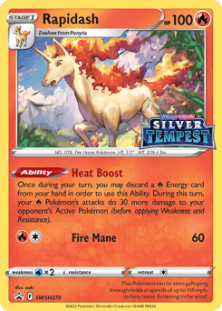 Rapidash – Promo – SWSH Black Star Promos