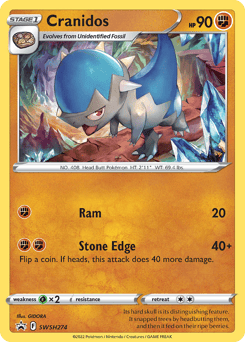 Cranidos – Promo – SWSH Black Star Promos