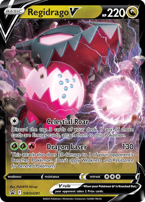 Regidrago V – Promo – SWSH Black Star Promos