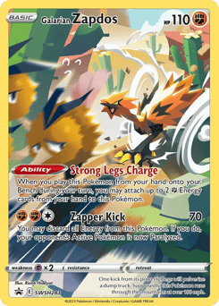Galarian Zapdos – Promo – SWSH Black Star Promos
