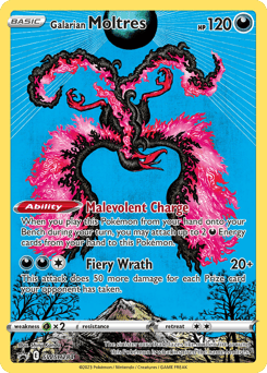 Galarian Moltres – Promo – SWSH Black Star Promos