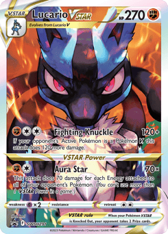 Lucario VSTAR – Promo – SWSH Black Star Promos