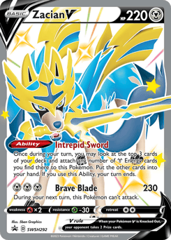 Zacian V – Promo – SWSH Black Star Promos