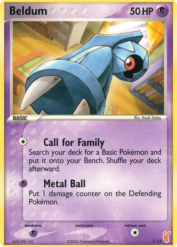 Beldum – EX Trainer Kit 2 Plusle