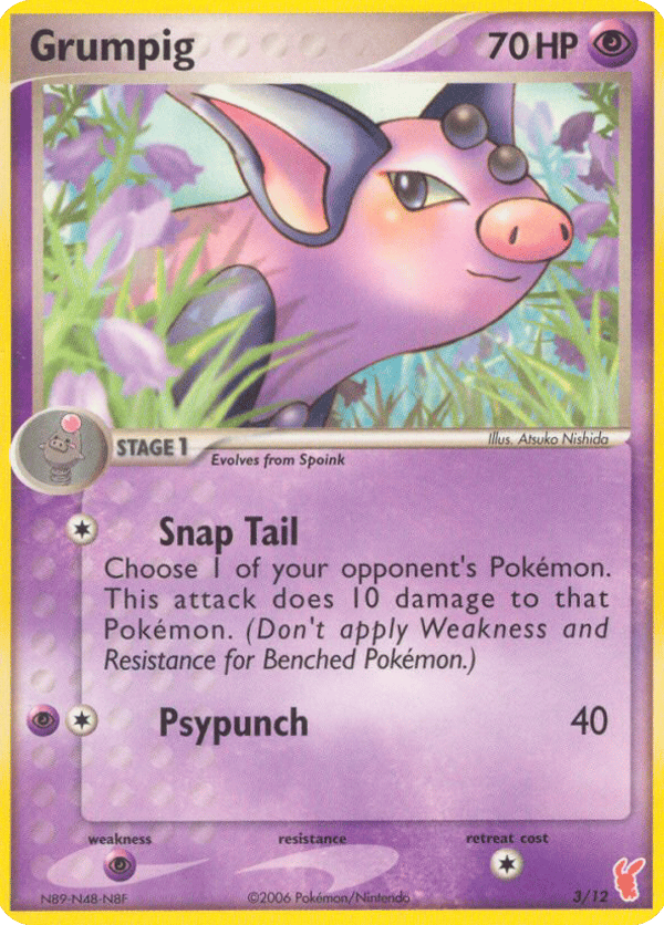 Grumpig – EX Trainer Kit 2 Plusle