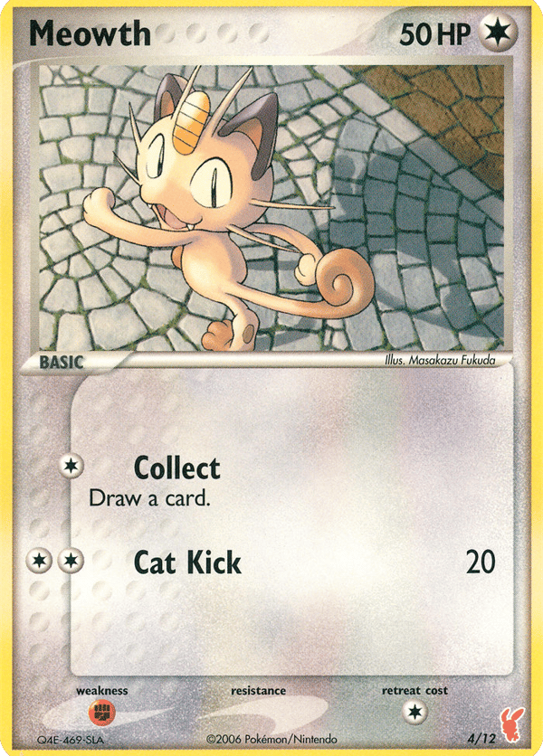 Meowth – EX Trainer Kit 2 Plusle