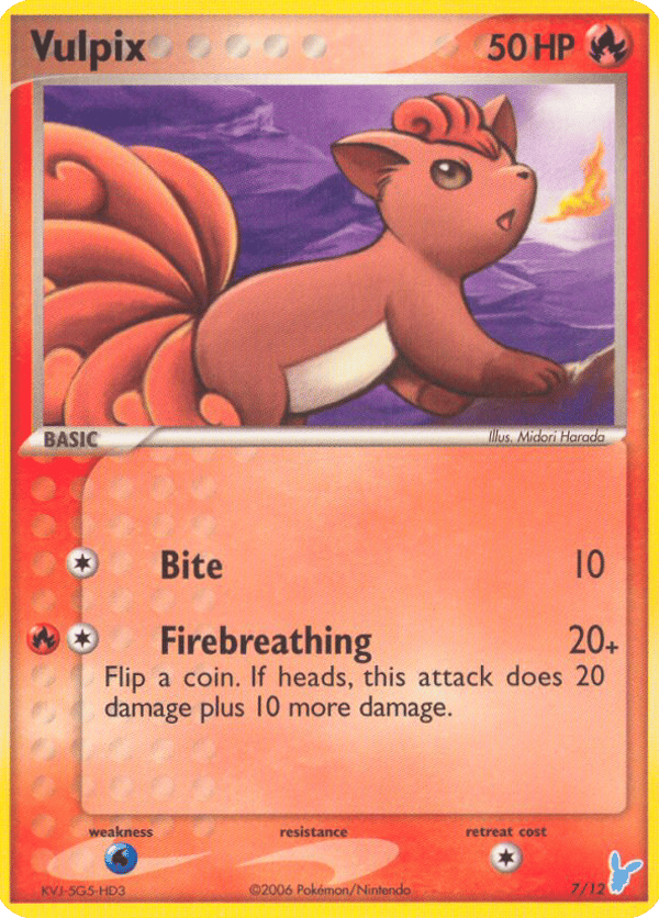 Vulpix – EX Trainer Kit 2 Minun