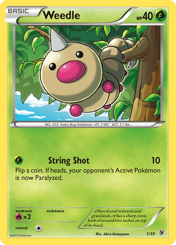 Weedle – Kalos Starter Set