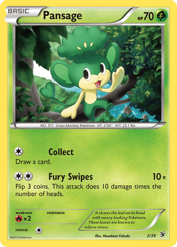 Pansage – Kalos Starter Set