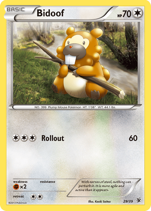 Bidoof – Kalos Starter Set