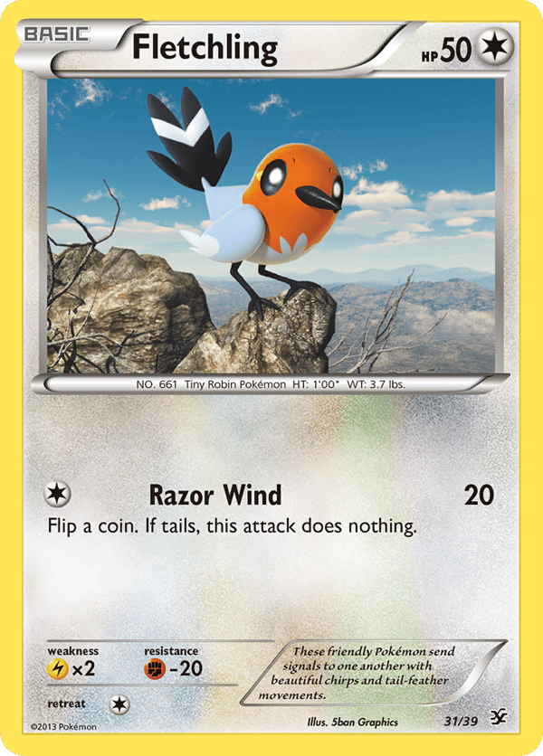 Fletchling – Kalos Starter Set