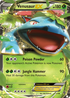 Venusaur-EX – Rare Holo EX – XY