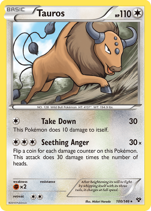 Tauros – Rare – XY
