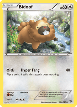 Bidoof – Common – XY