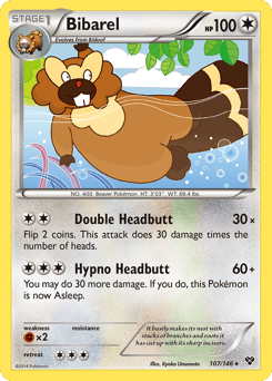 Bibarel – Rare – XY