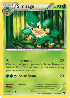 Simisage – Rare – XY